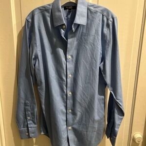 Banana Republic Sky Blue Men's Dress Shirt - Grant Slim Fit